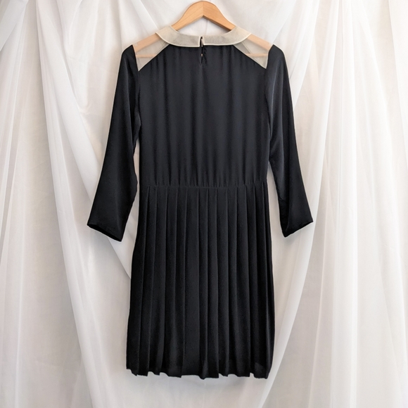 Black and white silk dress - Picture 2 of 5